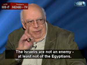 Recently, Salem asserted on Al Kahera Wal-Nas TV that “poverty and a lack of freedom,” not Israel, are the “most dangerous to Egypt” and that “Israelis are ... - Ali-Salem2-300x224