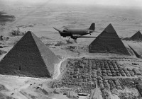 Dakota Over Pyramids