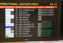 flights in istanbul to Israel cancelled