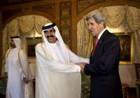 US Secretary of State John Kerry on a visit to Qatar. (Photo: frontpagemag.com)