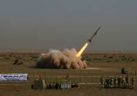 Iranian missiles being tested