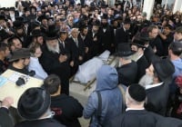 Hundreds attended the funeral of Karen Yemima Mosquera. (Photo: Hillel Maeir/Tazpit News Agency)