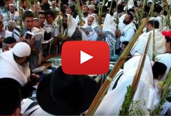 Celebration of Sukkot in Israel