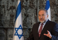 FM LIberman. (Photo: Noam Revkin Fenton/Flash90)