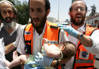 Palestinian from East Jerusalem deliberately plowed a bulldozer he was driving into a passenger bus on Jaffa Street in Jerusalem shortly after noon Wednesday, killing at least four people and wounding dozens more