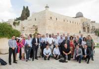 The group at the Old City in Jerusalem. (Photo: Israel Allies Foundation)