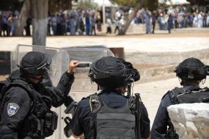 Israeli riot police Temple Mount