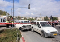 Car terror attack in Jerusalem last week. (Photo: ASHERNET)