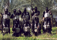 IS terrorists in Gaza. (Photo: ISIS YouTube video)