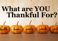 Thanksgiving Contest - What Are You Thankful For?