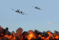 Fighter jets carrying out an airstrike. (Photo: shutterstock)