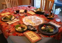 seder table