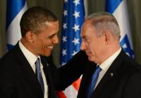 Israel's Prime Minister Benjamin Netanyahu holds a joint press conference with US President Barack Obama at PM Netanyahu's residence in Jerusalem in March 2013. (Kobi Gideon/GPO/FLASH90)