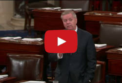 US Senator Lindsey Graham Addresses Senate