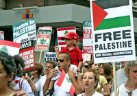 Anti-Israel protest.