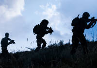 IDF soldiers on the Golan Heights.