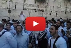 Jerusalem Day Celebration at the Western Wall