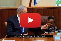 Prime Minister Netanyahu Consoles Girl