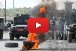 IDF forces under attack jeep