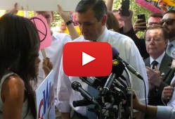 Ted Cruz Sets the Record Straight About Iran Nuclear Deal Destroying Hecklers