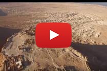 Breathtaking Aerial Tour of Masada overlooking Judean Desert in Israel