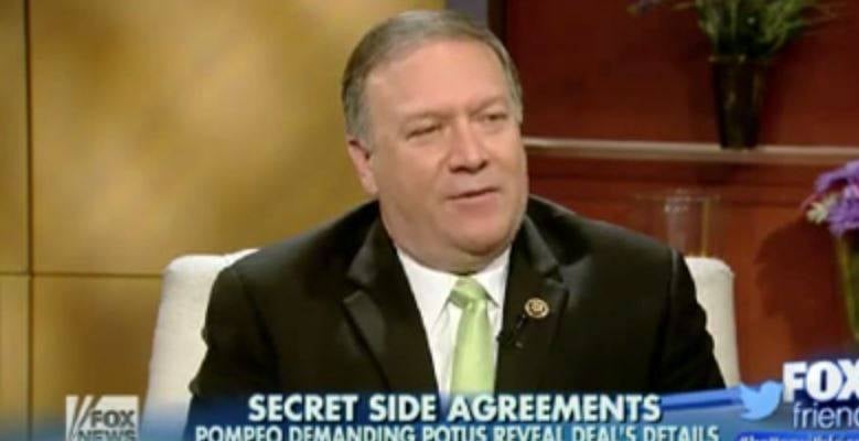 Iran Nuclear Deal Secret Side Deals Pompeo