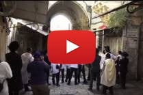 Muslims Instigate Confrontation with Jews in Old City Jerusalem