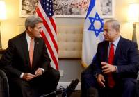 PM Netanyahu and US Secretary Of State John Kerry.