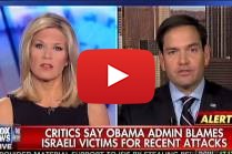 Senator Marco Rubio Criticizes White House Response to Terror in Israel