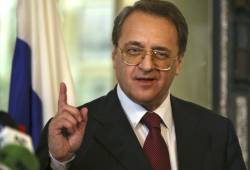 Russia's deputy Foreign Minister Mikhail Bogdanov