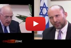 Education Minister and Jewish Home Leader Naftali Bennett Faces His Harshest Interview By Conflict Zone