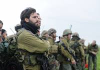 IDF soldiers train at the Golan Heights