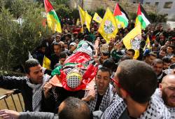 Funeral of Palestinian Terrorist