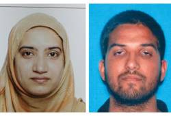 Tashfeen Malik (L) and Syed Farook