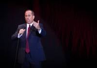 Jerry Seinfeld performs in Tel Aviv. (Miriam Alster/Flash90)