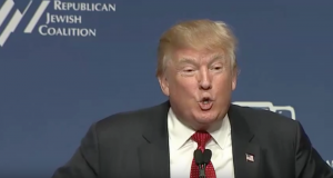 donald trump at Republican Jewish Coalition