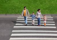 Children crossing street