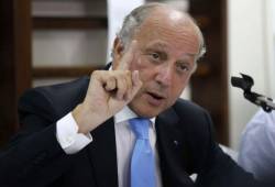 French Foreign Minister Laurent Fabius