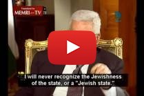 Mahmoud Abbas refuses to acknowledge Israel