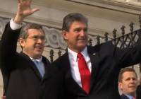 US Senators mark kirk and joe manchin