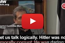 Palestinian official praises Hitler