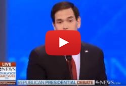 Marco Rubio GOP Debate