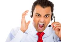 Angry call operator