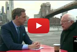 Bernie Sanders and CNN's Jake Tapper