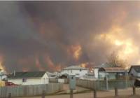 Fire in Alberta, Canada