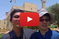 Christian Chinese tourists in Hebron