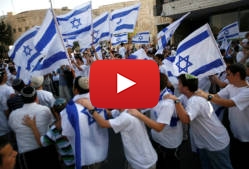 Jerusalem Day flag dance