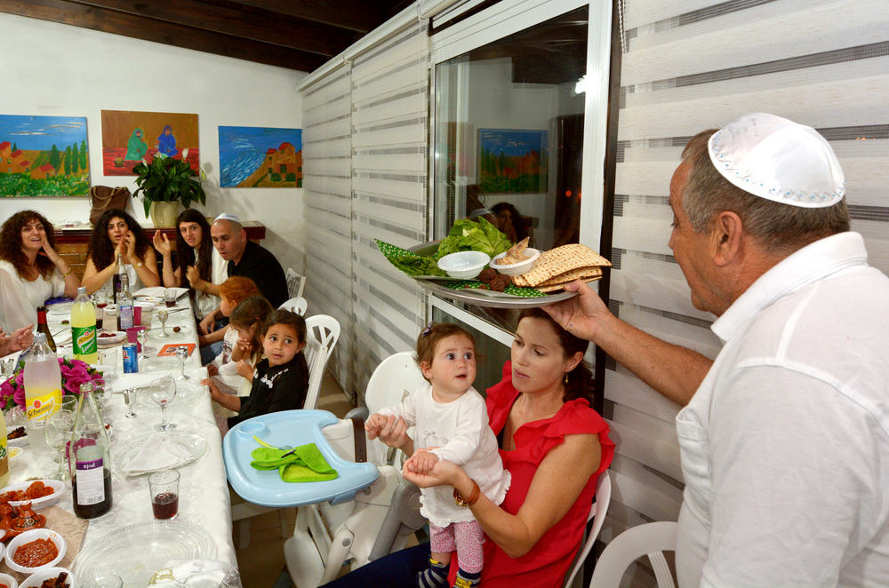 Family Passover seder