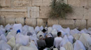 priestly blessing at western wall