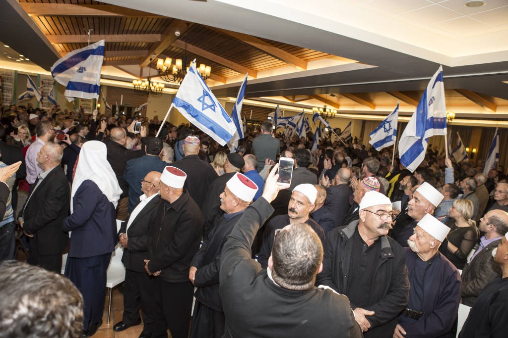 Druze men express support for Israel. (Arkady Mazor/Shutterstock.com)